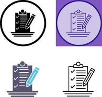 Check List Icon Design vector