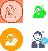 Hire Icon Design vector