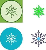 diseño de icono de copo de nieve vector