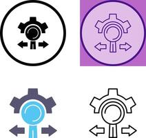 Research and Development Icon Design vector