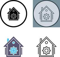 Home Automation Icon Design vector