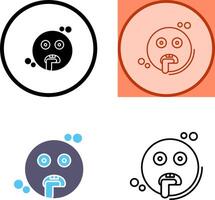 Drooling Icon Design vector