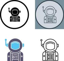 Astronaut Icon Design vector