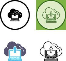 Backup Icon Design vector