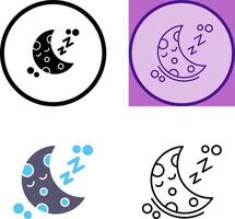 Sleeping Icon Design vector