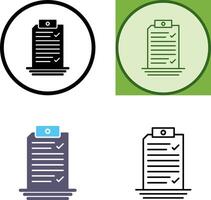 Check List Icon Design vector