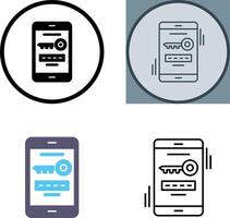 One Time Password Icon Design vector