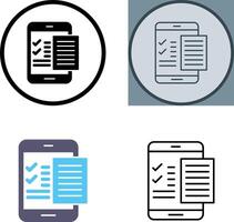 Check List Icon Design vector