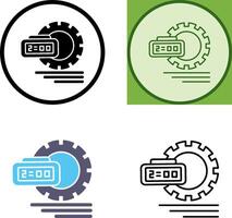 Time Management Icon Design vector