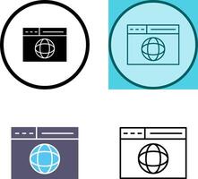 Web Page Icon Design vector