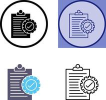 Check List Icon Design vector