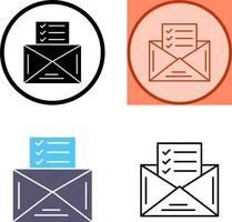 Check List Icon Design vector