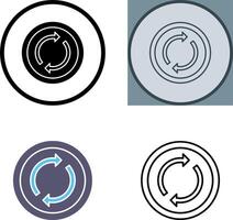 Loop Icon Design vector