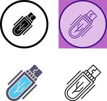 Usb Drive Icon Design vector