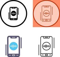 Recorder Icon Design vector