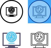 Petri Dish Icon Design vector