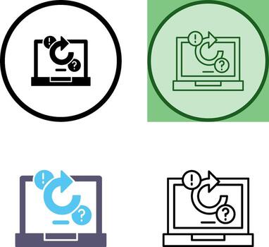 diseño de iconos de resolución de problemas vector