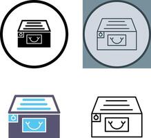 File Cabinet Icon Design vector