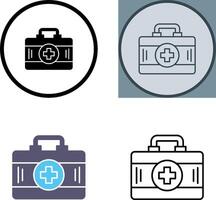 First Aid Kit Icon Design vector