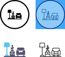 Living Room Icon Design vector