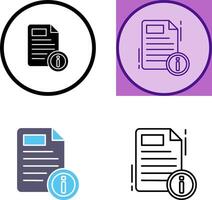 Document Icon Design vector
