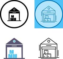 Warehouse Icon Design vector