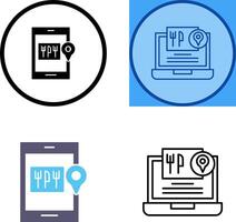 Food Delivery Icon Design vector