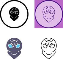 Alien Icon Design vector