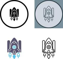 Space Shuttle Icon Design vector