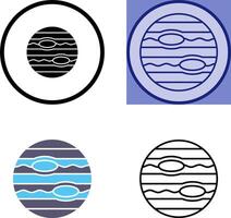 Neptune Icon Design vector