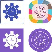 Time Management Icon Design vector