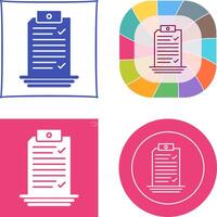 Check List Icon Design vector