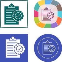 Check List Icon Design vector