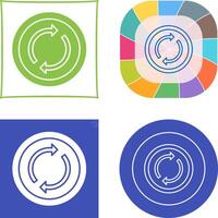 Loop Icon Design vector