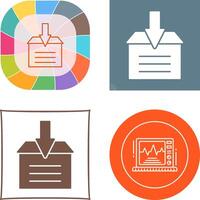 Archive Icon Design vector