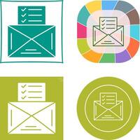 Check List Icon Design vector