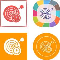 In Time Icon Design vector