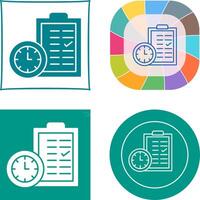 Time Planing Icon Design vector