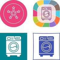 Washing Machine Icon Design vector