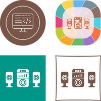 Sound System Icon Design vector