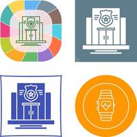 Police Station Icon Design vector