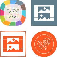 Gallery Icon Design vector