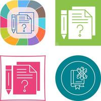 Question Icon Design vector