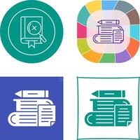 Study Icon Design vector