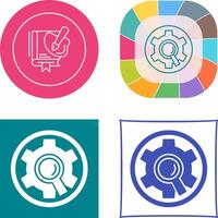 Research Icon Design vector