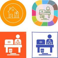 Worker Icon Design vector