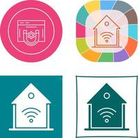Smart Home Icon Design vector