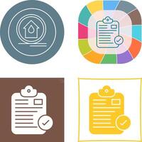 Secure Notepad Icon Design vector