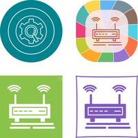 Wifi Signals Icon Design vector