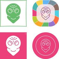 Alien Icon Design vector